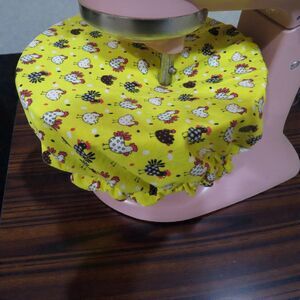 Kitchenaid Bowl Cover, Reversible Chickens and Floral Mixer Cover